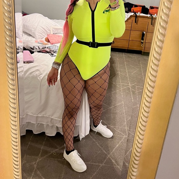 SHEIN Other - Neon Yellow Bodysuit